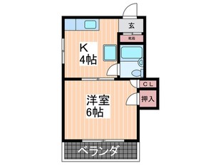 小山ビルの物件間取画像